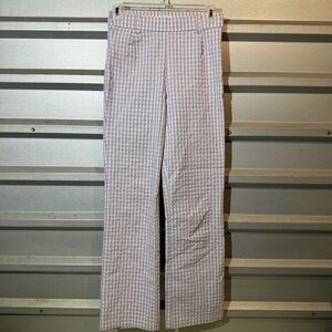Zara Purple Checkered Pants Sz Extra Small XS